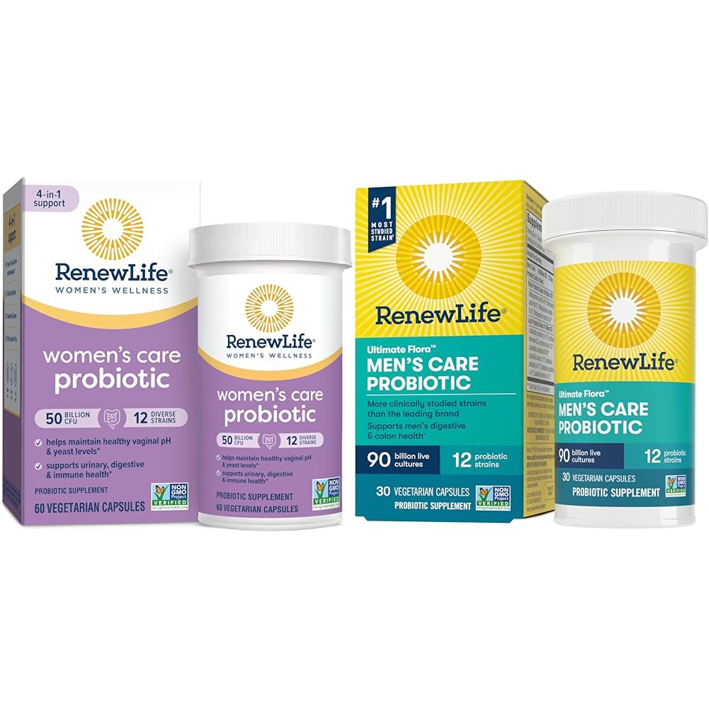 Renew Life Women's Probiotic Capsules, 50 Billion CFU Guaranteed, Supports Vaginal Renew LifeUS supplements