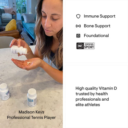 THORNE Vitamin D-5000 - Vitamin D3 Supplement - Support Healthy Bones, Teeth THORNEUS supplements