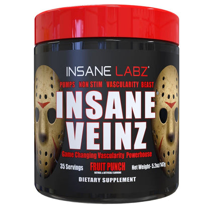 Psychotic, and Insane Veinz, Pre Workout Stack (Fruit Punch) Insane LabzUS supplements