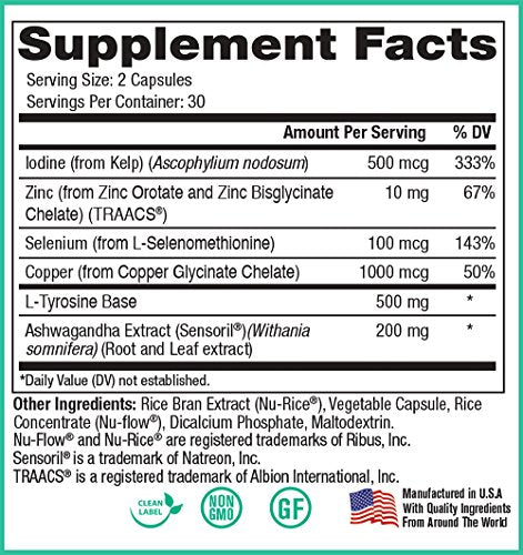 Peak Pure & Natural Thyroid Support Thyroid Supplement and Metabolism Booster to Support Peak Pure & NaturalAu supplements