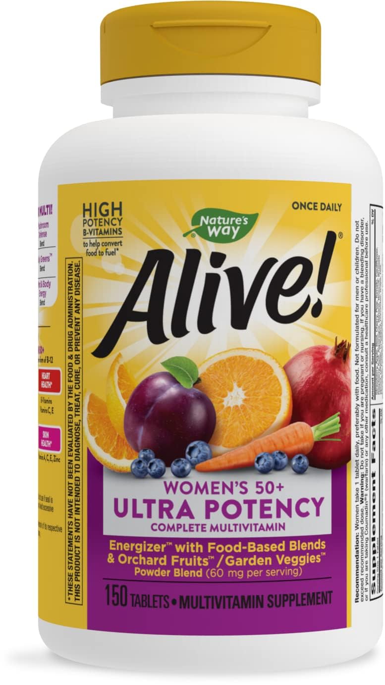 Nature’s Way Alive! Women’s 50+ Ultra Potency Complete Multivitamin Nature's WayUS supplements