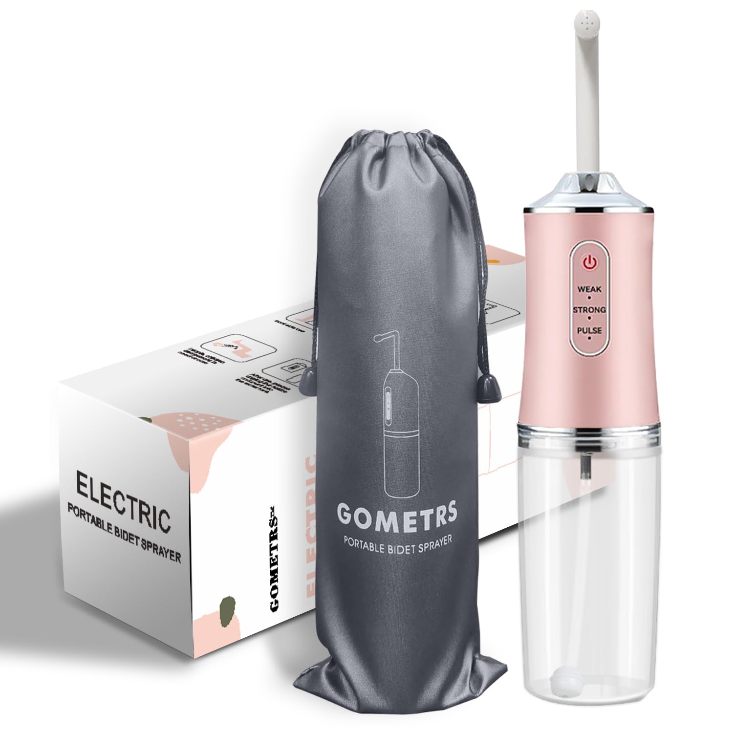 Electric Portable Bidet -Mobile Toilet Shower-Butt Shower Replacing Wet Wipes - for Travel GOMETRSAu supplements