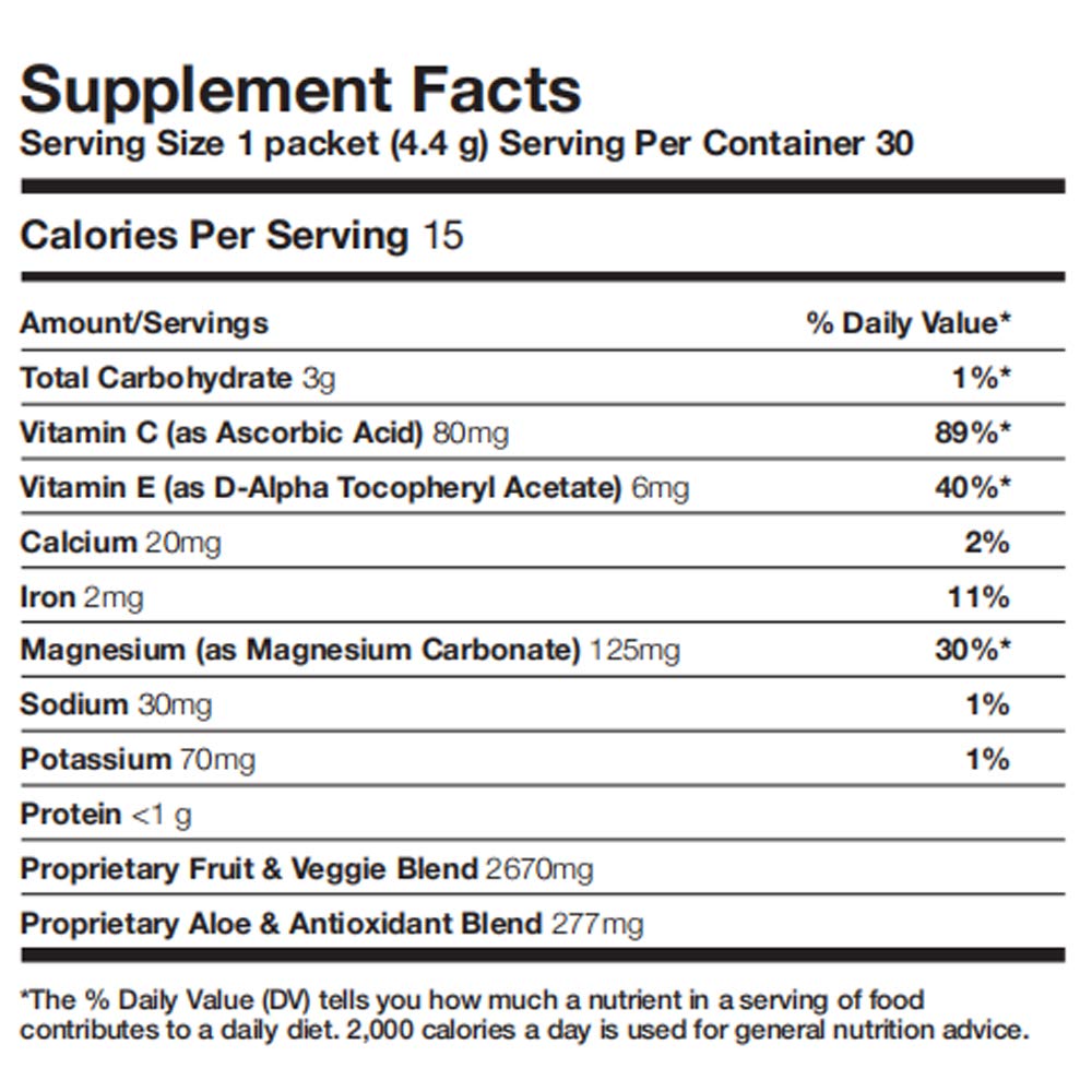 Forever Living - Forever Supergreens - Blend for Your Active Lifestyle - Supercharge Your Day w/Over 20 Powerful Greens and Superfoods. - 30 Packets Forever Living ProductsAu supplements