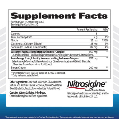 GAT SPORT, Nitraflex Advanced Pre-Workout Powder, Increases Blood Flow, Boosts Strength GAT SPORTUS supplements