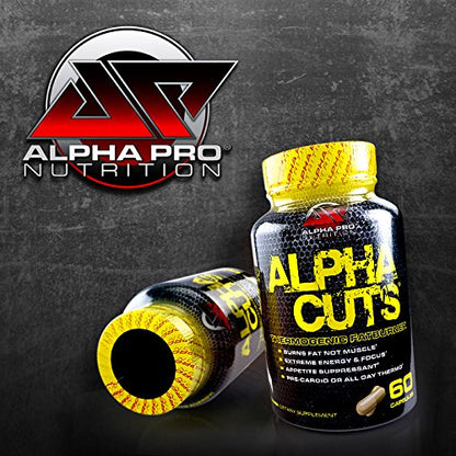 ALPHA CUTS Capsules Fat Burner Thermogenic Men Women Pre Cardio Workout Weight Loss ALPHA CUTSUS supplements