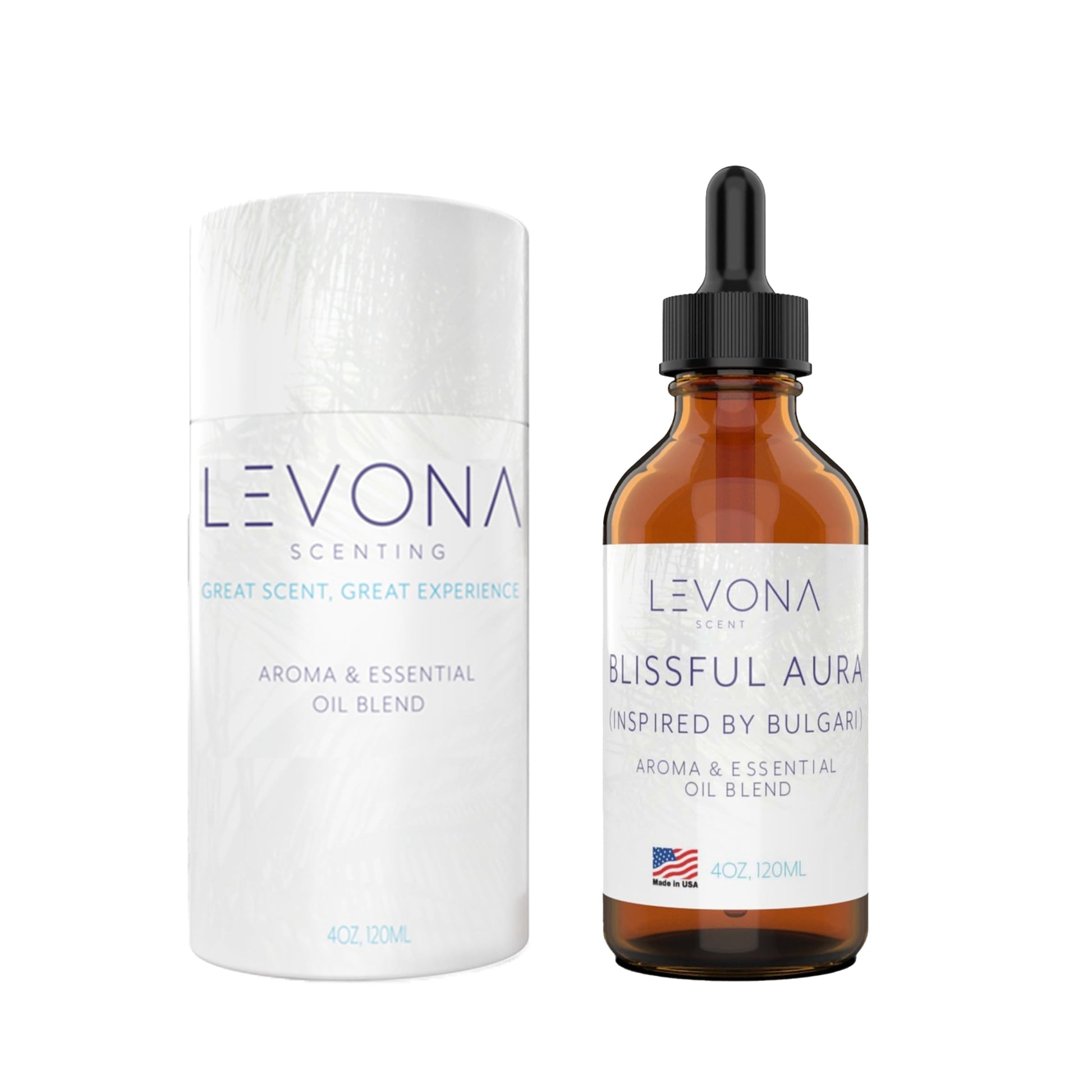 Levona Scent Essential Oils for Diffuser: Blissful Aura Inspired by Bulgari with Notes of Amber LEVONA SCENTAu supplements