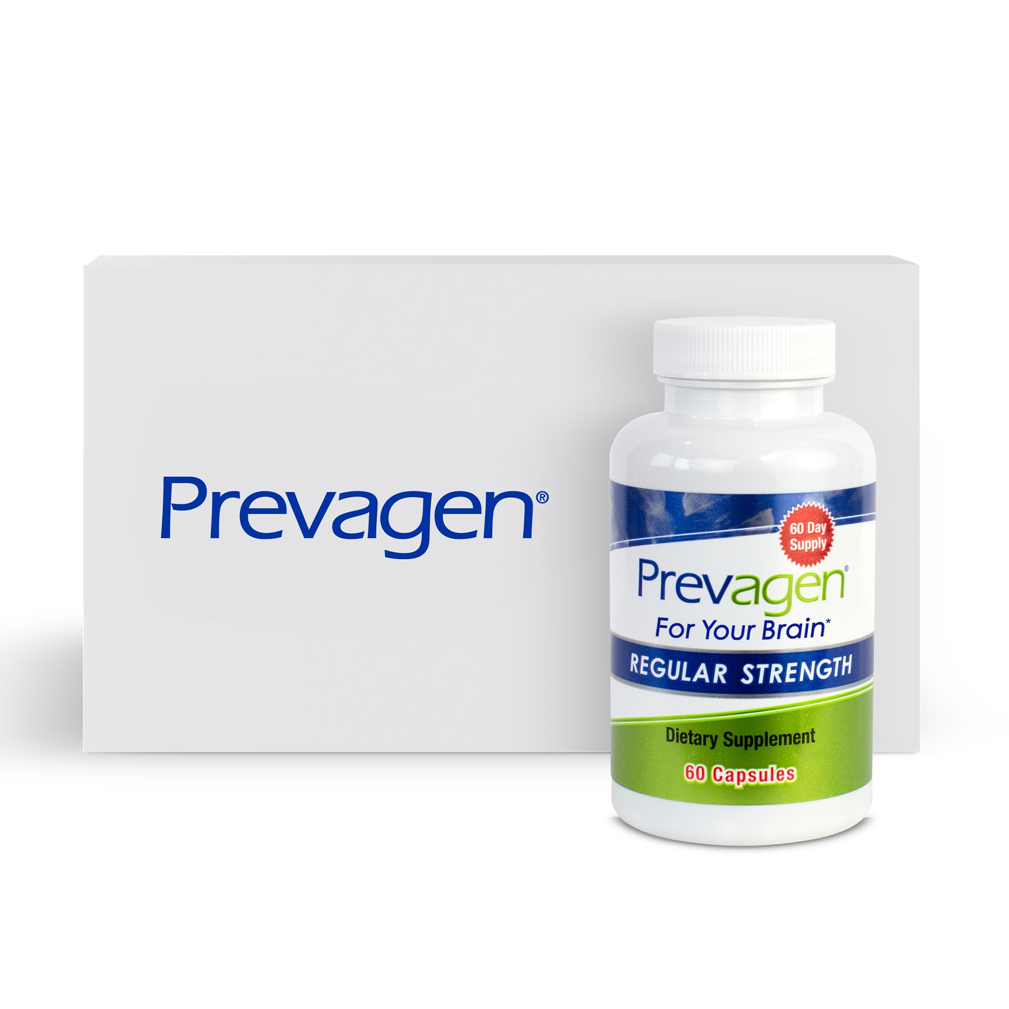 Prevagen Regular Strength - 60 Capsules (2 Month Supply) | Formulated for Your Brain | 10mg of Apoaequorin Plus Vitamin D3 PrevagenAu supplements