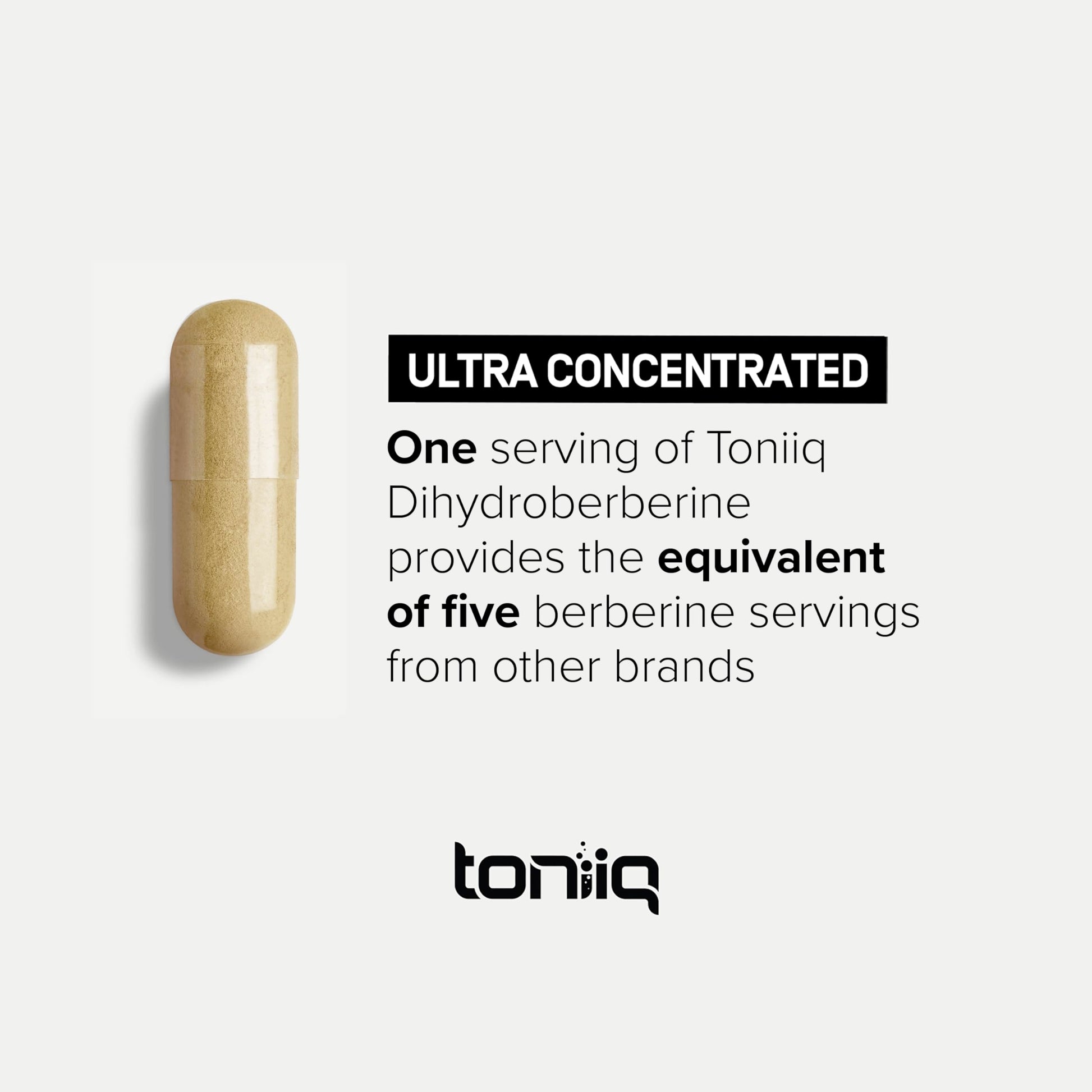 Toniiq Dihydroberberine Supplement - Ultra High Potency 1,000mg Formula with GlucoVantage, 10:1 Ceylon Cinnamon & 50:1 Milk Thistle - Third-Party Lab Tested ToniiqAu supplements