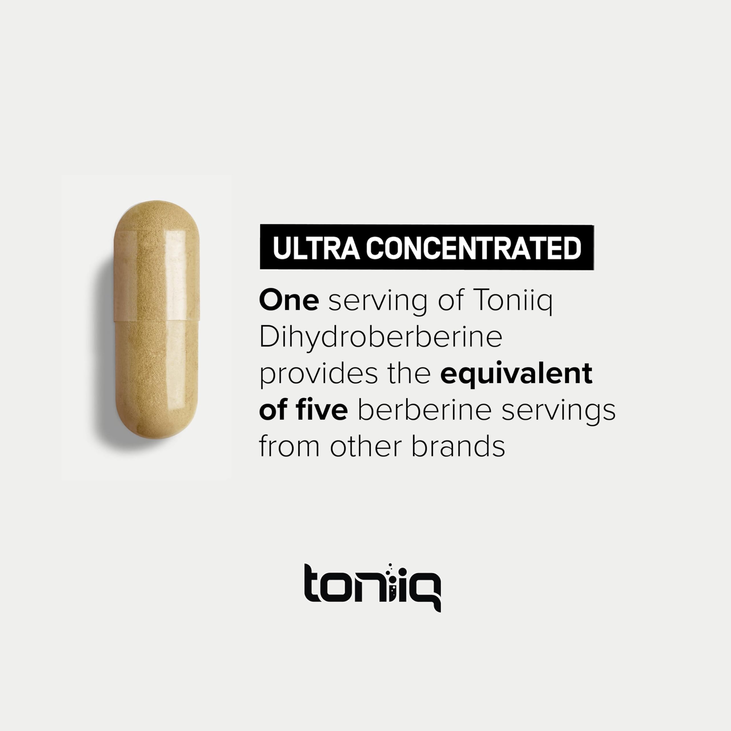 Toniiq Dihydroberberine Supplement - Ultra High Potency 1,000mg Formula with GlucoVantage, 10:1 Ceylon Cinnamon & 50:1 Milk Thistle - Third-Party Lab Tested ToniiqAu supplements
