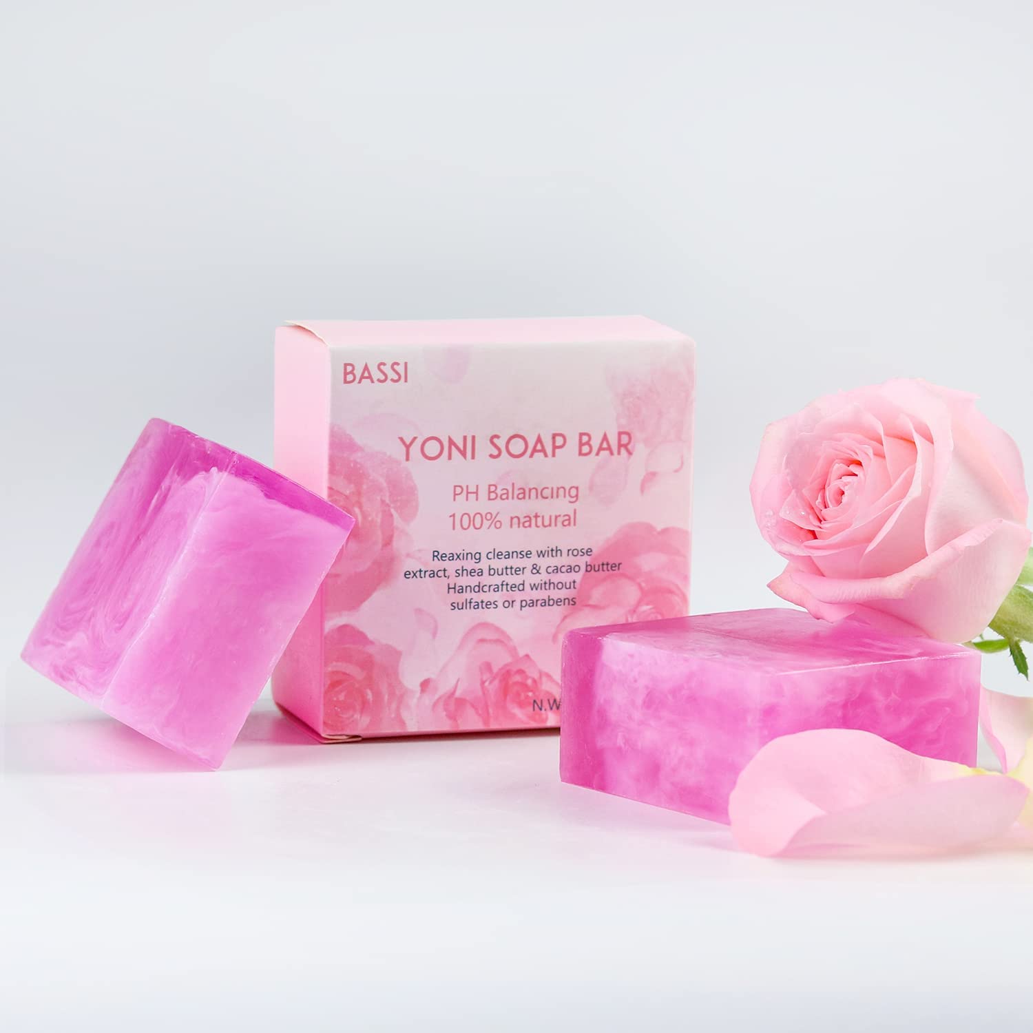 Yoni Soap Bars Vaginal Wash 2 PCS, 100% Natural Organic Yoni Bar Soap for Women Ph Balance Yoni BASSIAu supplements