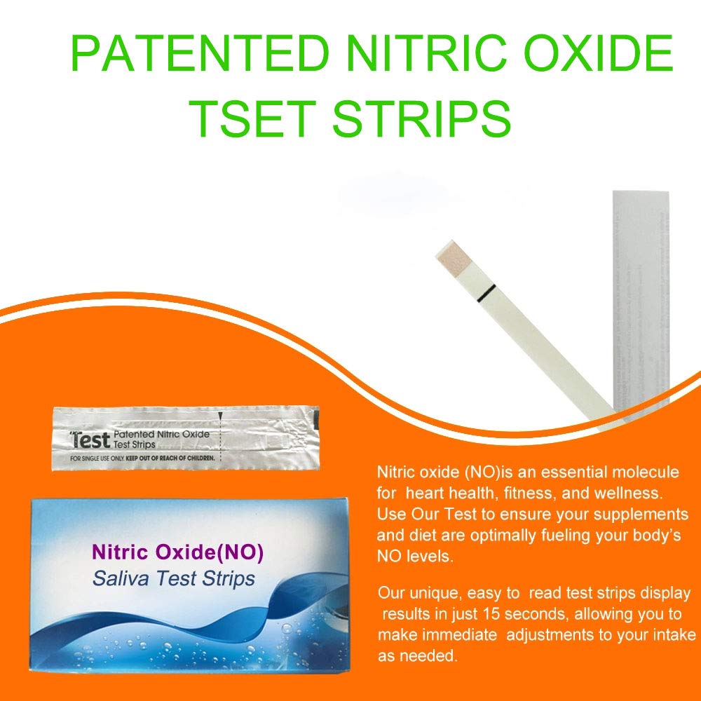 Nitric Oxide Test Strips [25strips]- Nitric Oxide Indicator Strips Work by Measuring The TONNYLABAu supplements
