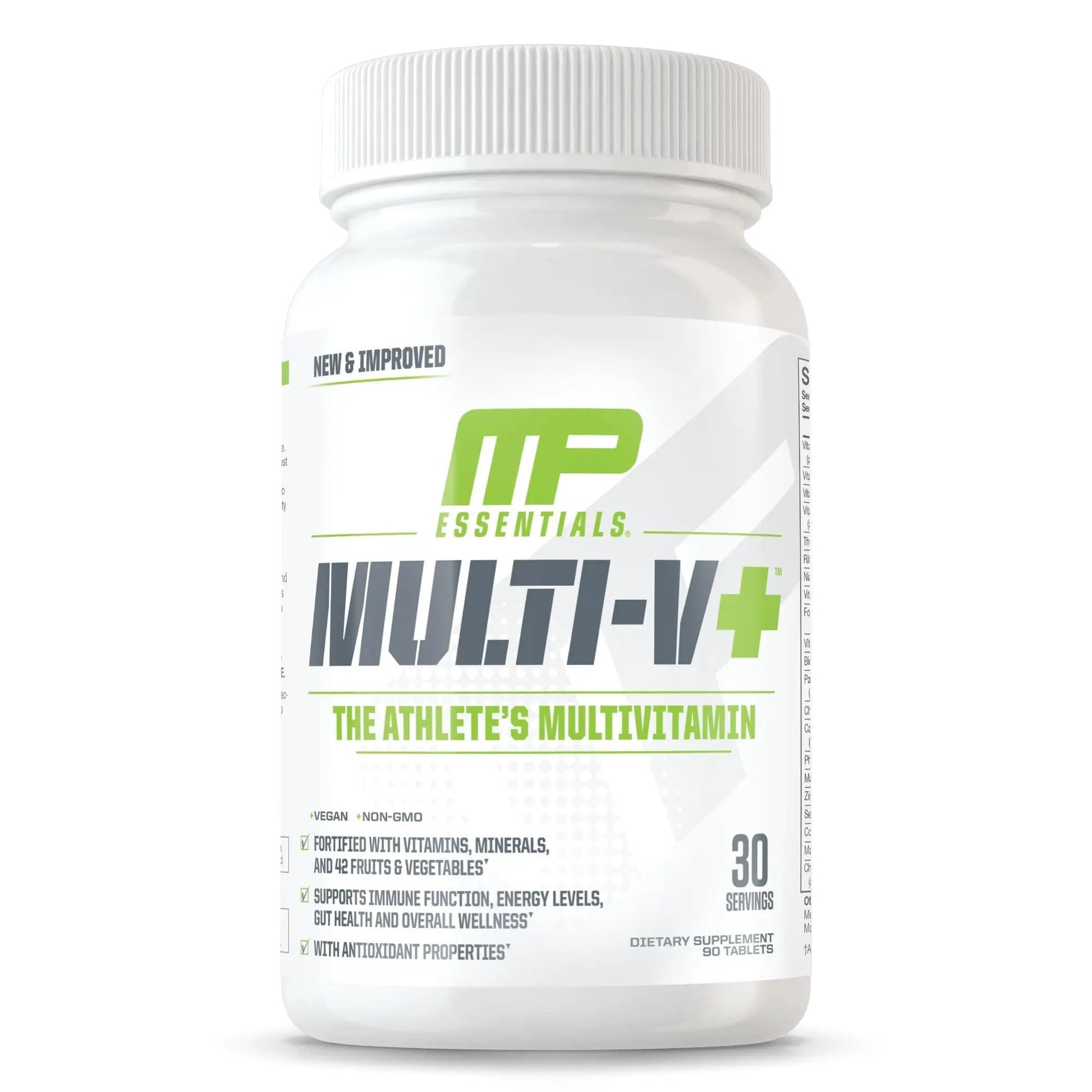Muscle Pharm Essentials Multi-V+, The Athlete's Multi-Vitamin, Enhanced Energy, Performance & Immune Health, Daily Multivitamin for Men & Women Muscle PharmAu supplements