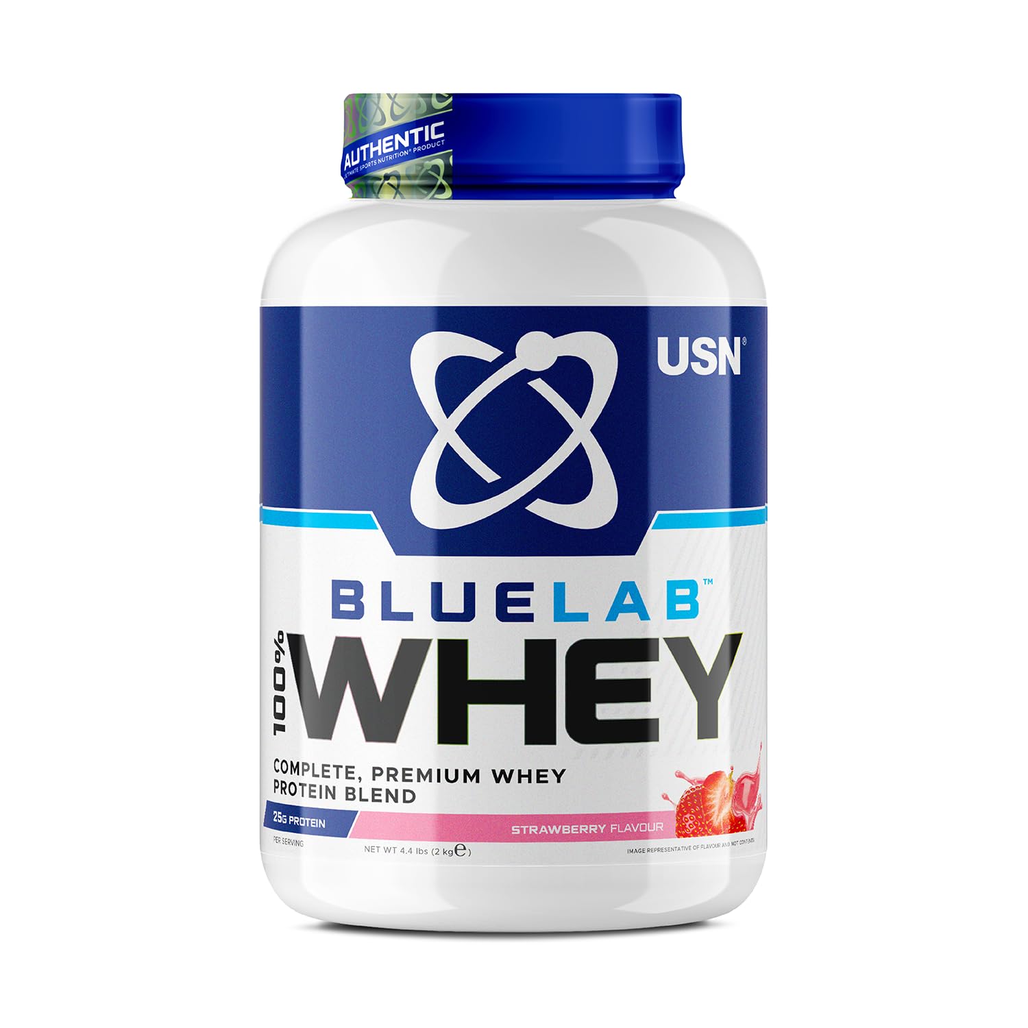 USN Blue Lab Whey Protein Powder: Strawberry - Whey Protein 2kg - Post-Workout - USNAu supplements