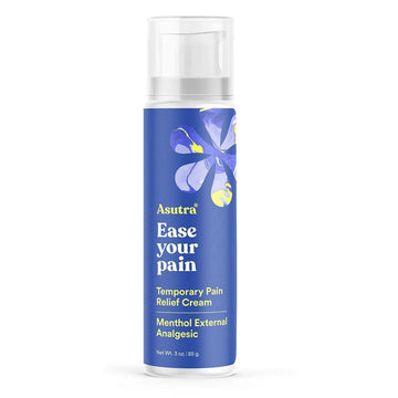 ASUTRA Relief Cream, 3 oz - Cooling Sensation, Temporary Relief from Muscle Discomfort and Soreness, 4% Menthol, Arnica Montana, and Dimethyl Sulfone (MSM) ASUTRAAu supplements