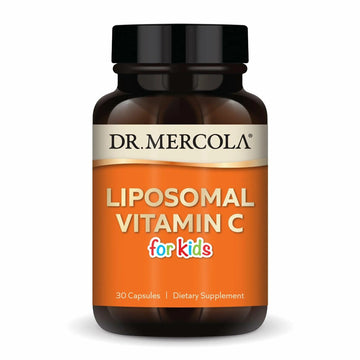 Dr. Mercola Liposomal Vitamin C for Kids - 125 mg Vitamin C - Supports Immune & Brain Function - Liposomal Delivery Dr. MercolaAu supplements