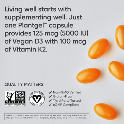 (Pack of 1) 160 Vegan Certified, Non GMO Liquid Softgels rozzunSports Research Vitamin Rozzun Creative VisionUS supplements