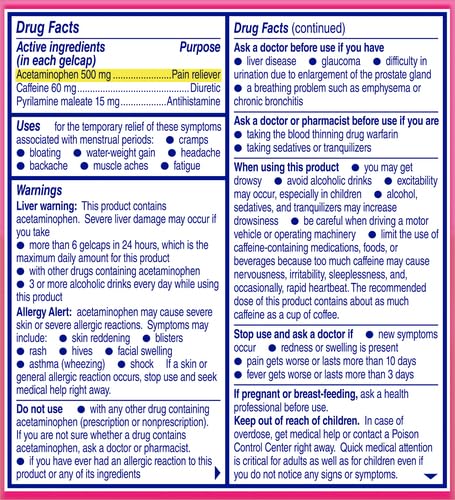 Midol Complete Gelcaps 24ct: Midol Complete Menstrual Pain Relief Gelcaps with Acetaminophen MidolAu supplements