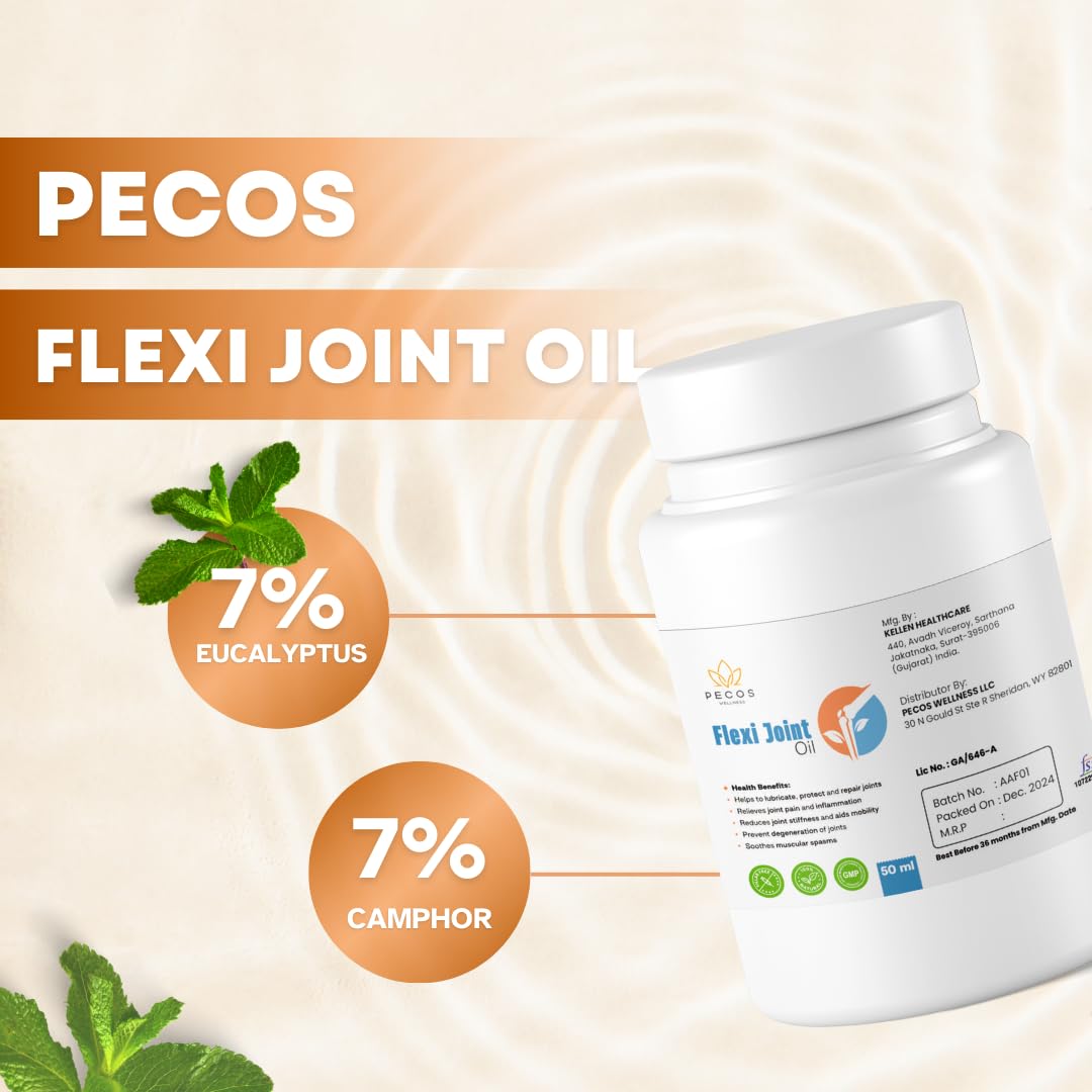 PECOS WELLNESS Flexi Joint Oil, Dietary Supplement PECOS WELLNESSAu supplements