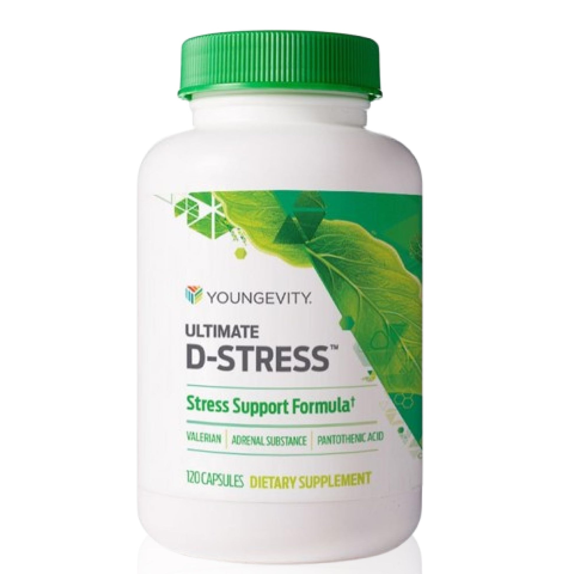 Youngevity Ultimate D-Stress™ – Natural Stress Relief Supplement with Magnesium, Valerian Root Extract, and B Vitamins – Supports Adrenal Health and Nervous System – 120 Capsules YoungevityAu supplements