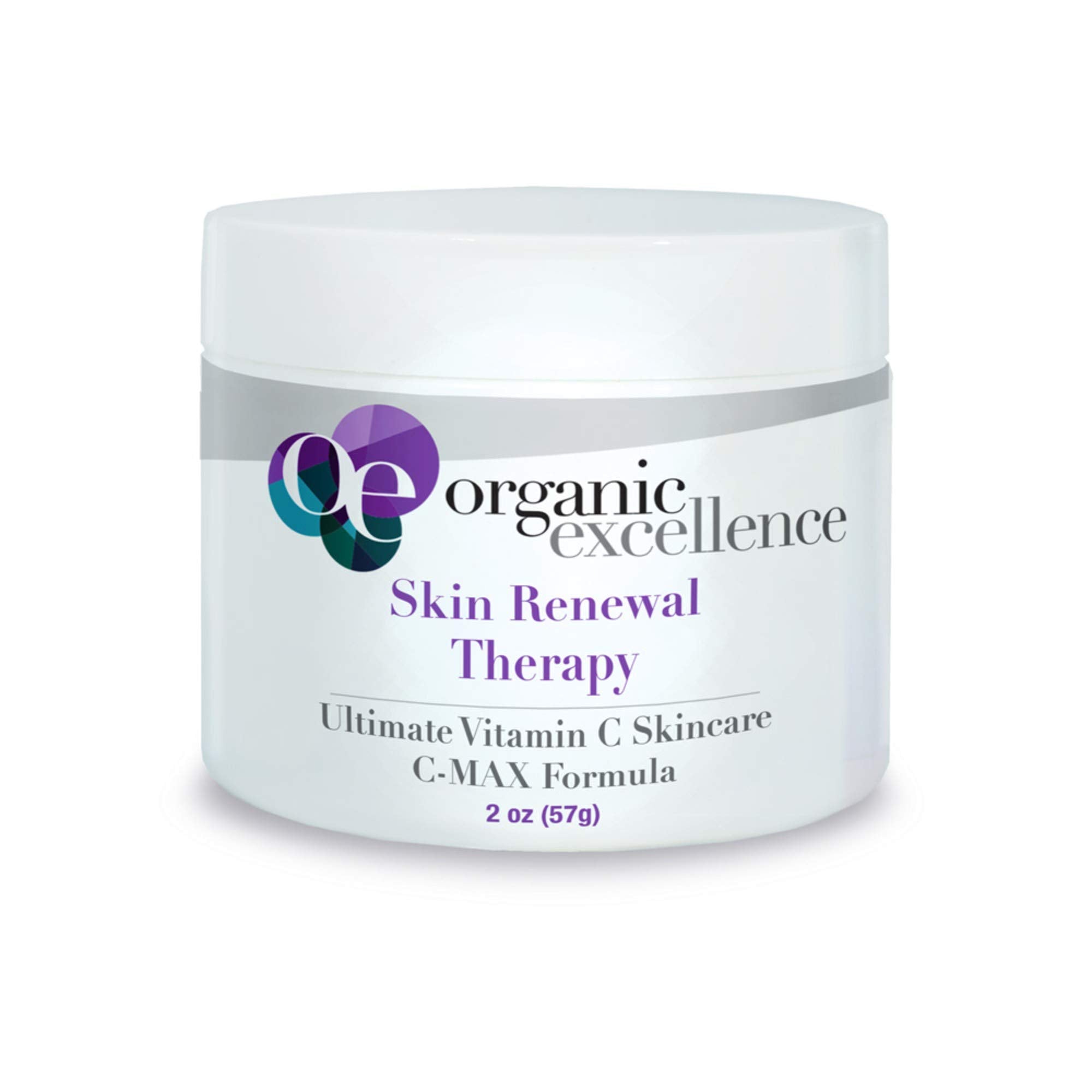 Organic Excellence Skin Renewal Therapy, Vitamin C Face & Neck Cream, Moisturizer to Stimulate Collagen Production and Increase Skin Cell Renewal, Organic Natural Non-Toxic Cruelty-Free 2 oz (57g) Organic ExcellenceAu supplements