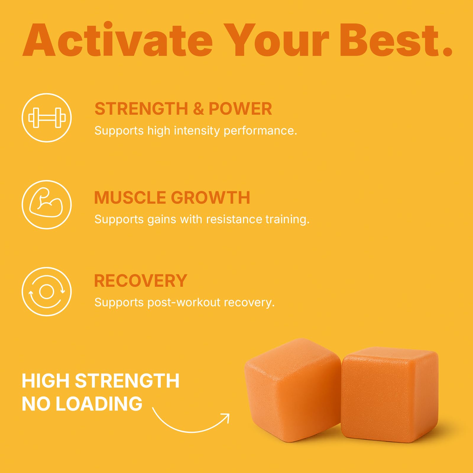 JOHN RAMBO Creatine Monohydrate Gummies – 3600mg Real Creatine Per Serving – Transparent Label, Refreshing Orange Flavor, Lab-Tested Muscle & Strength Supplement JOHN RAMBOAu supplements