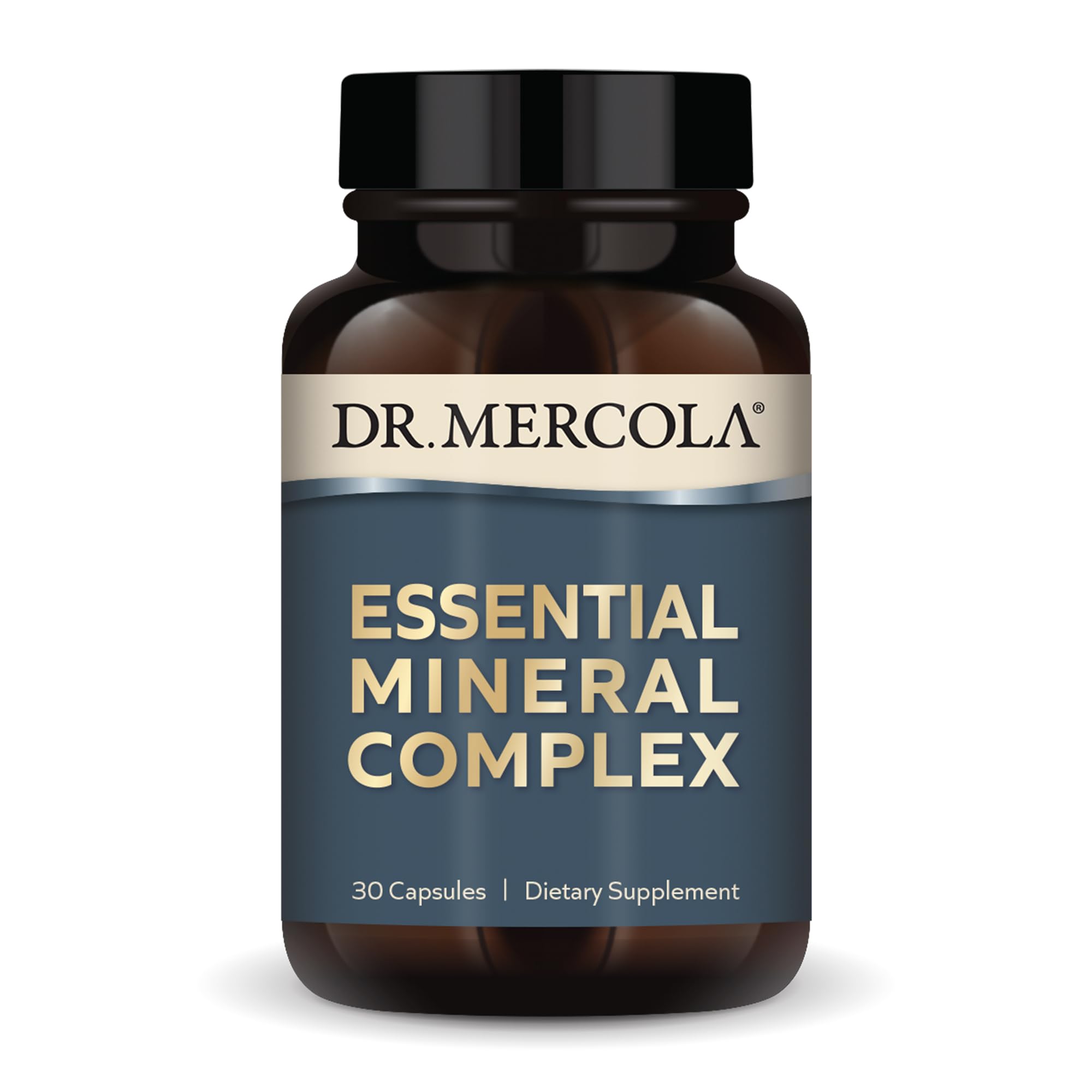 Dr. Mercola Essential Mineral Complex - Supports Cellular Health & Vital Functions - Zinc, Selenium, Copper, Manganese, Chromium, Molybdenum, Boron - 30 Capsules Dr. MercolaAu supplements