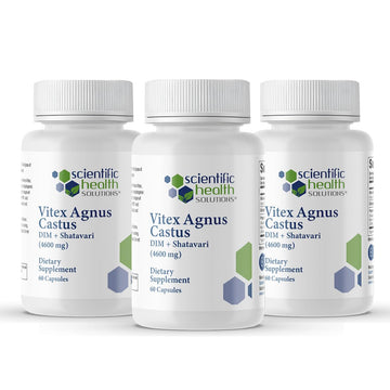 Scientific Health Solutions Vitex + DIM + Shatavari Hormone Balance Supplement – PMS, Menopause & Cycle Support for Women – Adaptogenic Complex with Maca, Ashwagandha, Dandelion – Vegan (3-Pack) Scientific Health SolutionsAu supplements