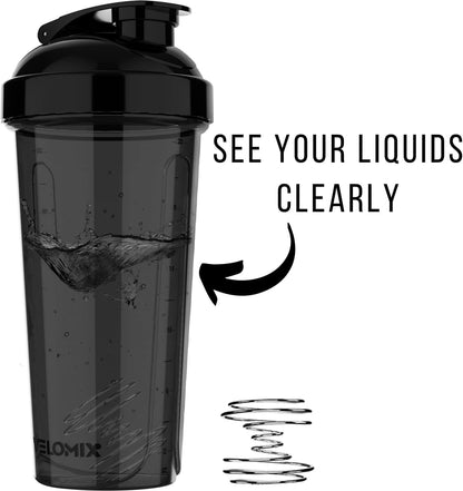 VELOMIX -4 PACK- Protein Shaker Bottles for Protein Mixes, 28 OZ Shaker Cups for Protein Shakes VELOMIXUS supplements