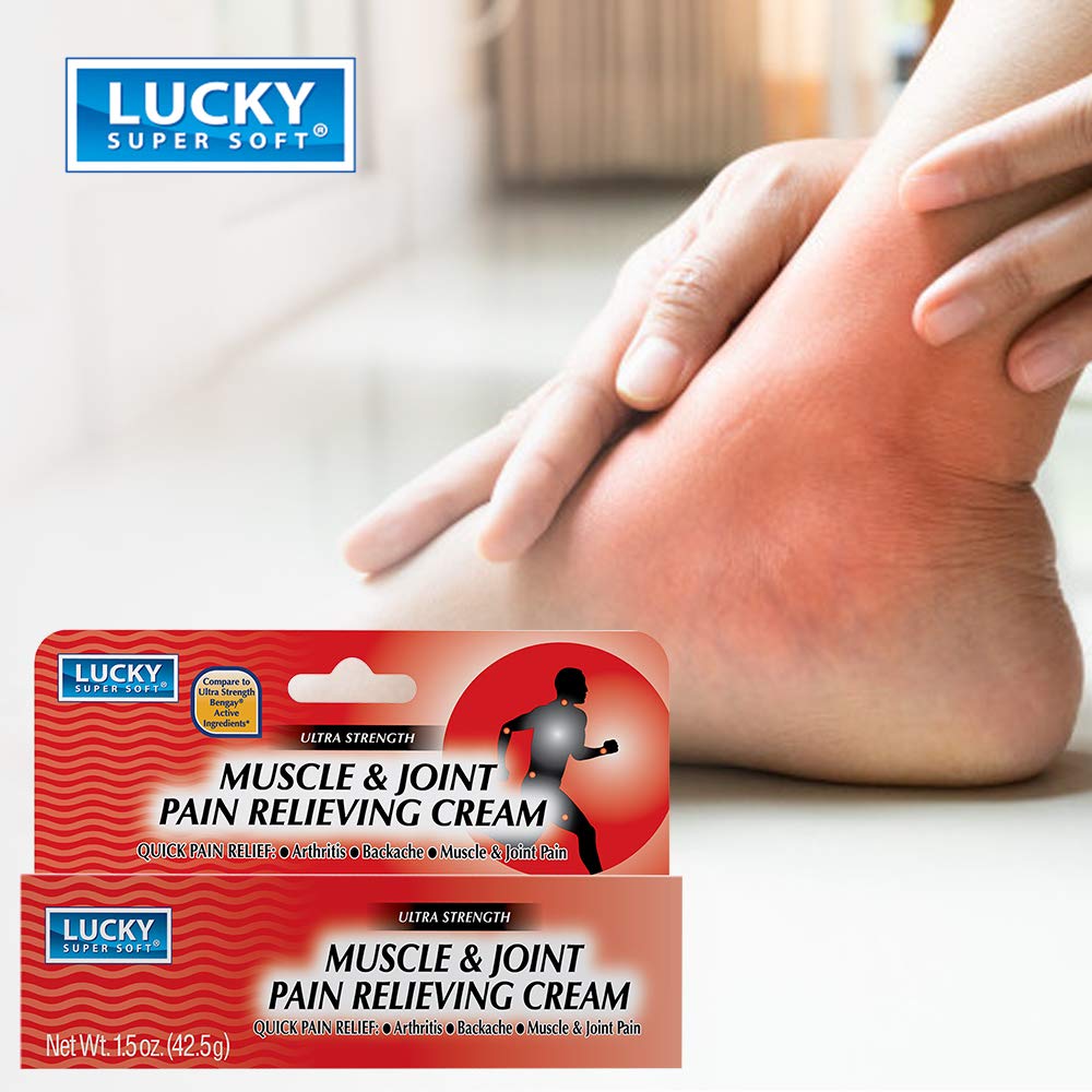 Lucky Super Soft Muscle & Joint Pain Relieving Cream, 1.5 Ounce Lucky Super SoftAu supplements