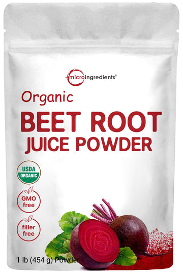 Micro Ingredients Organic Beet Root Powder, 1 Pound, Cold Pressed and Water Soluble Micro IngredientsAu supplements
