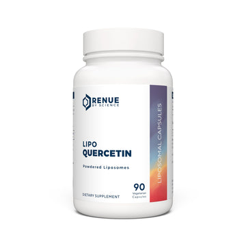 Renue By Science Quercetin | High Strength Liposomal Quercetin Supplements | 90 Quercitin Capsules - 150mg Quercetin per Serving | Non-GMO | Made in The USA & Third-Party Tested Renue By ScienceUS supplements