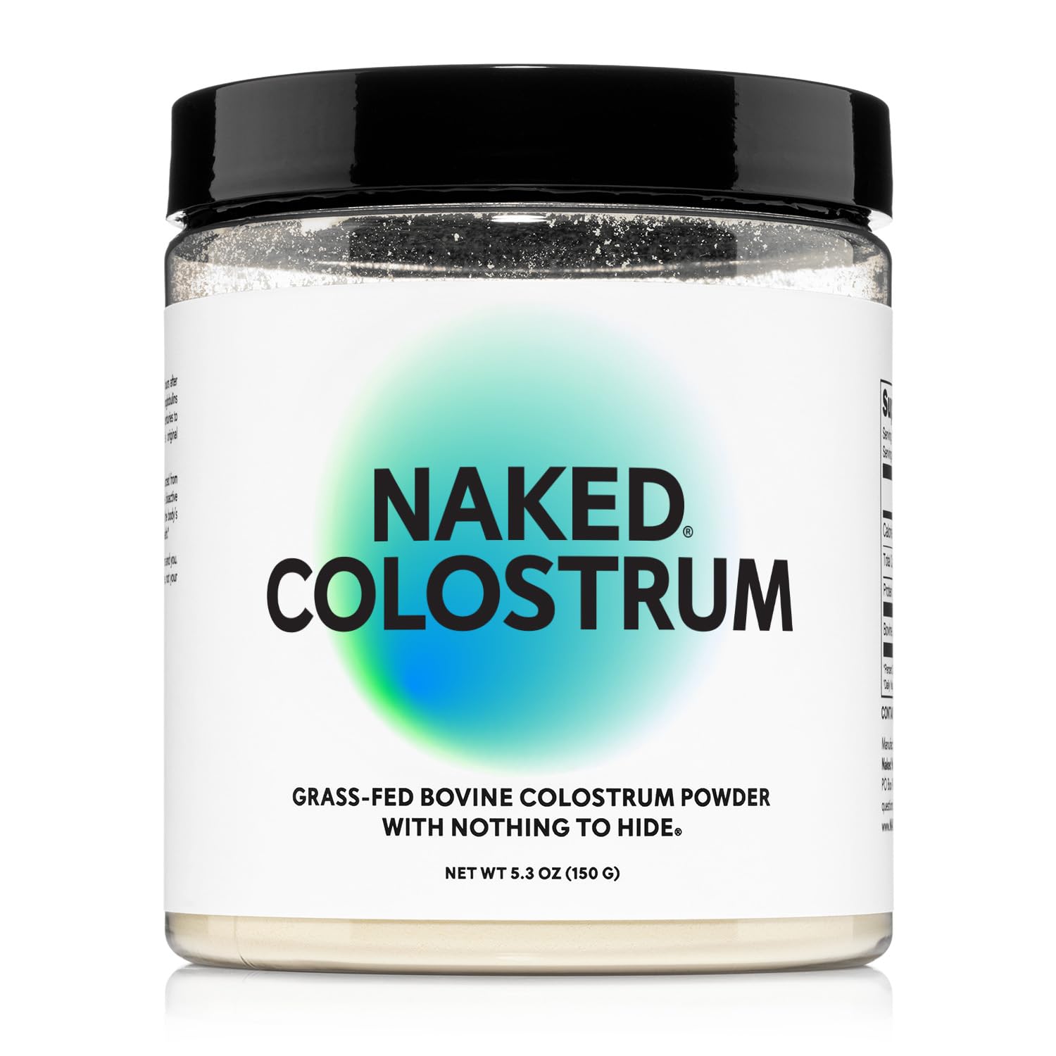 NAKED Colostrum Powder – 100% Grass-Fed Bovine Colostrum Supplement from US Farms | Tested at 20%+ IgG | Gut Health, Immunity, Recovery & Skin Support - 150 Servings NAKEDAu supplements