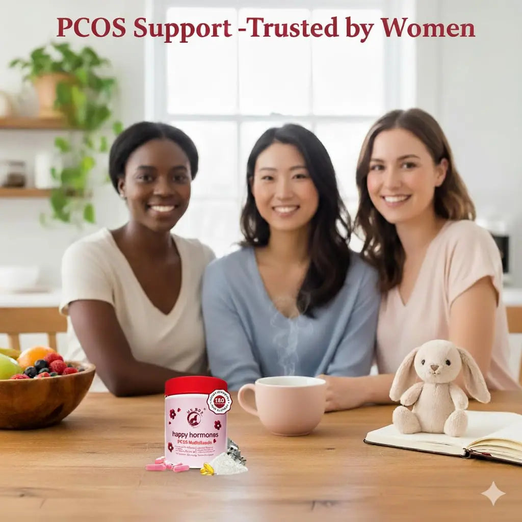 Mr Ros PCOS Multivitamin for Women – Happy Hormones Formula – Myo & D-Chiro Inositol 40:1, Omega-3, Vitamin D3, Zinc & Magnesium Mr RosAu supplements