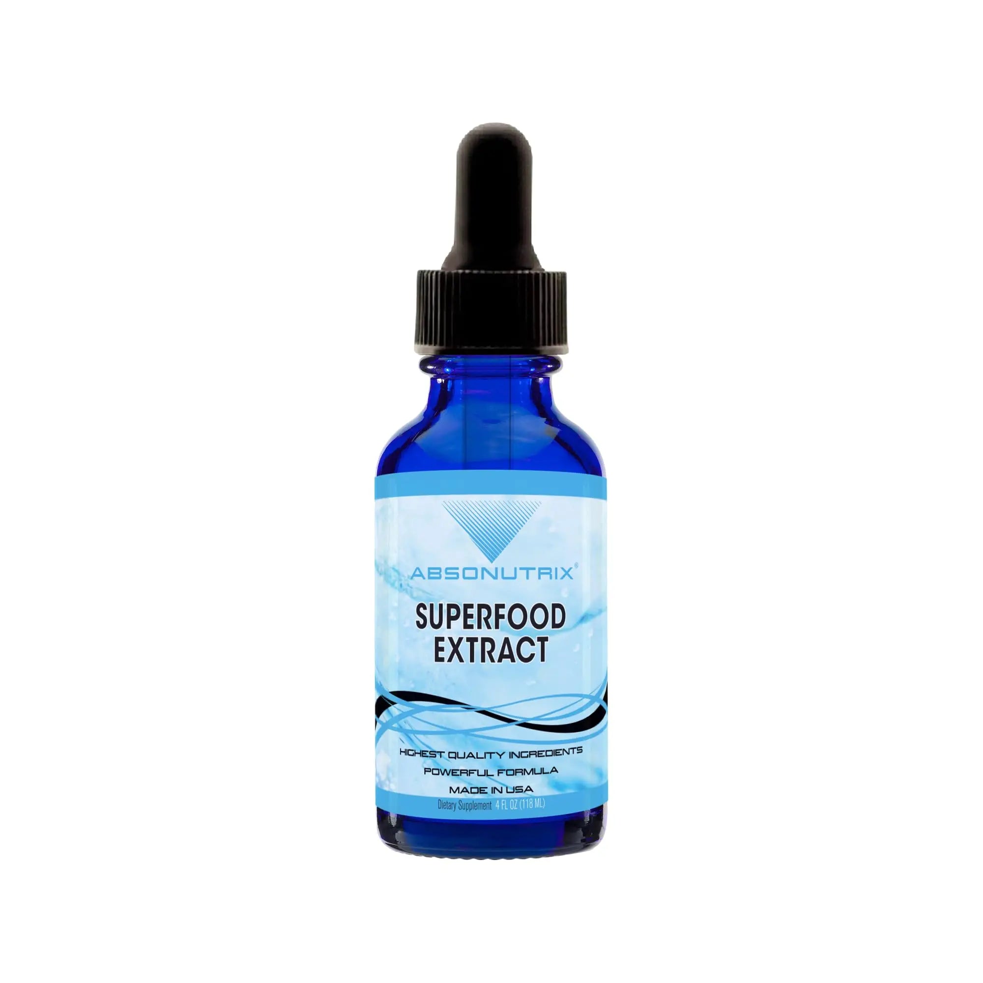 Absonutrix Superfood Extract 390 mg, 4 Oz Liquid, 302 Servings, Made in USA, Quick Absorption, Quality Potent Ingredients, Non-GMO, GMP Certified, Cruelty-Free Products AbsonutrixAu supplements