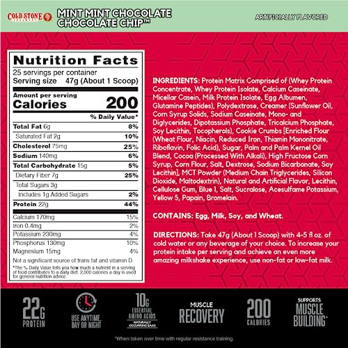 BSN Syntha-6 Whey Protein Powder, Cold Stone Creamery- Mint Mint Chocolate BSNUS supplements