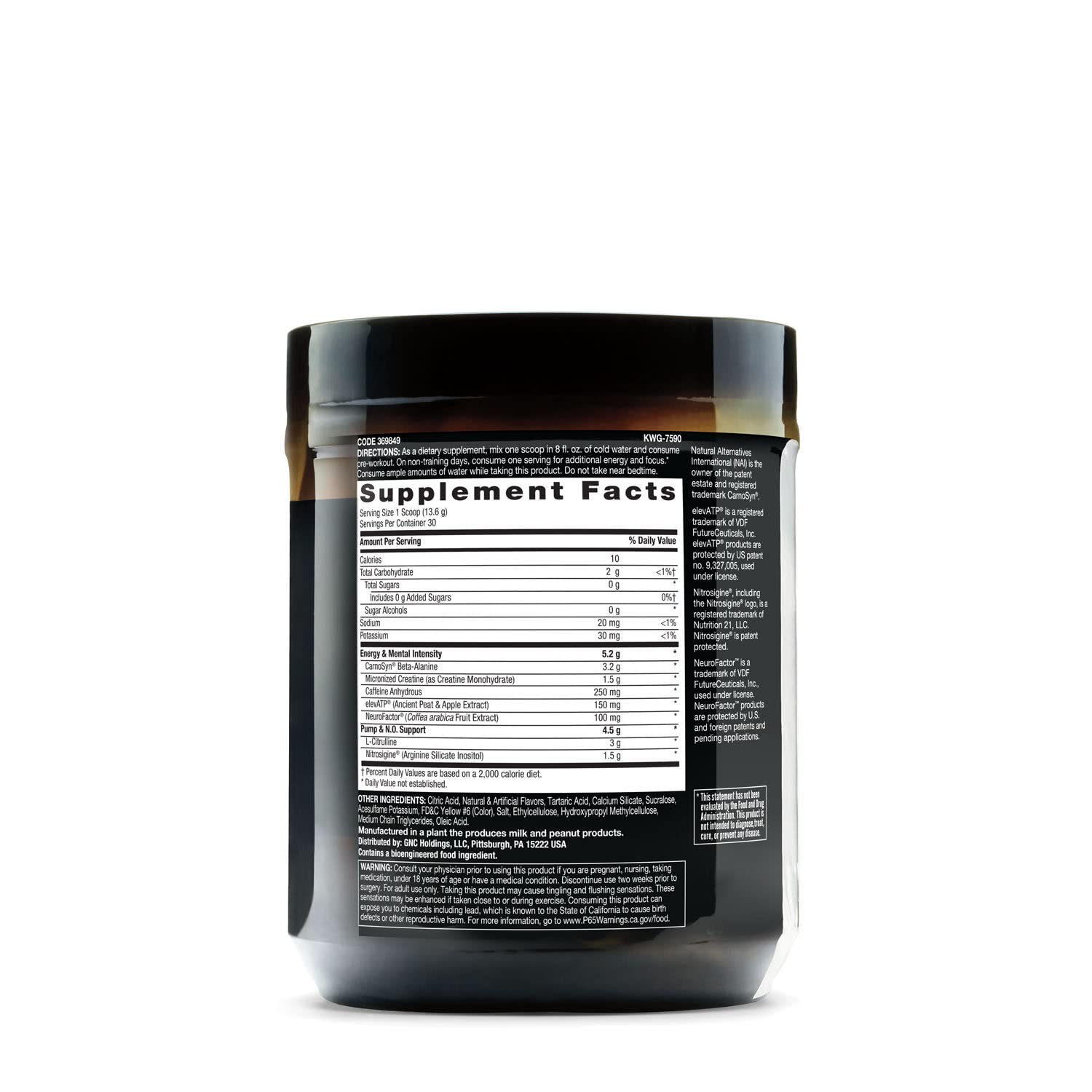 BEYOND RAW LIT | Clinically Dosed Pre-Workout Powder | Contains Caffeine BEYOND RAWAu supplements