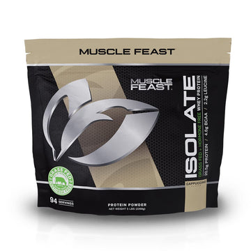 Muscle Feast Grass-Fed Whey Protein Isolate, All Natural Hormone Free Pasture Raised Muscle FeastUS supplements