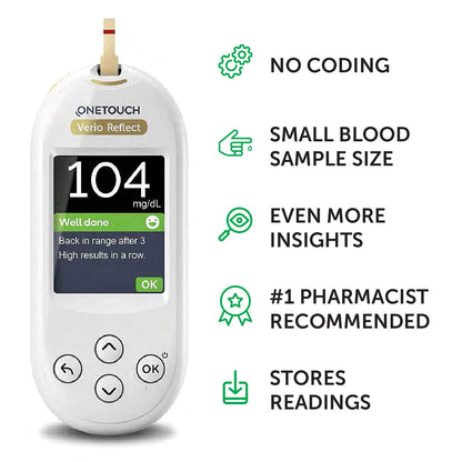 OneTouch Verio Test Strips for Diabetes Value Pack - 90 Count | Diabetic OneTouchUS supplements