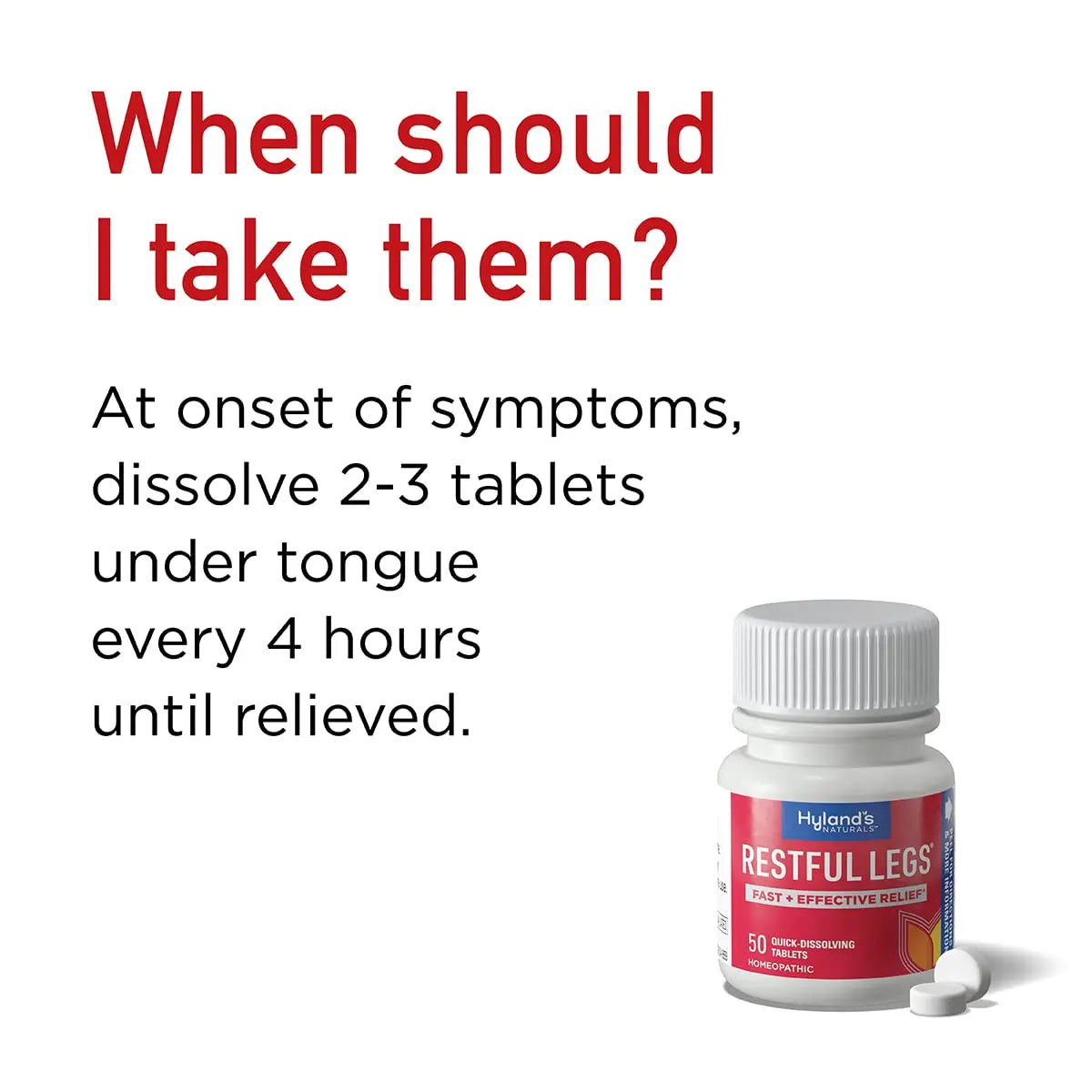 Hyland's Restful Legs Tablets 50 ea (Pack Of 4) Hyland'sAu supplements
