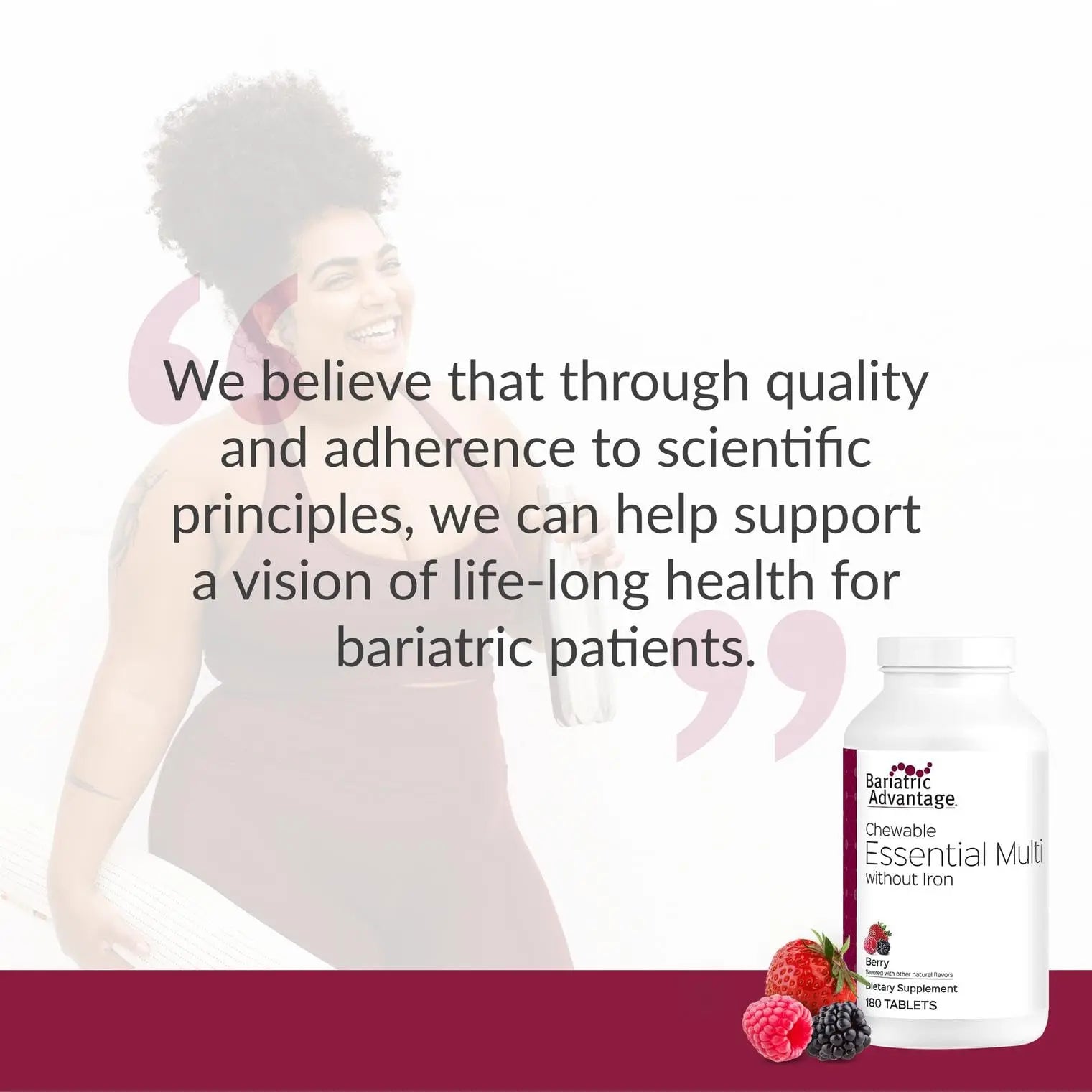 Bariatric Advantage Chewable Essential Multivitamin Without Iron - 200 DV of Key Nutrients - Trace Mineral Support Bariatric AdvantageAu supplements