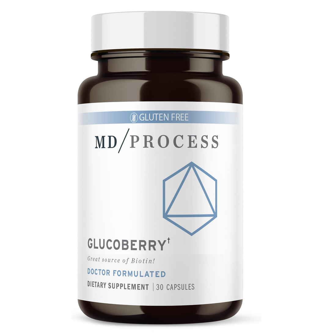 MD Process GlucoBerry Maqui Berry Extract with Chromium Picolinate for Blood Health Support - with Biotin and Gymnema Sylvestre - Doctor Formulated - 30 Capsules MD ProcessAu supplements