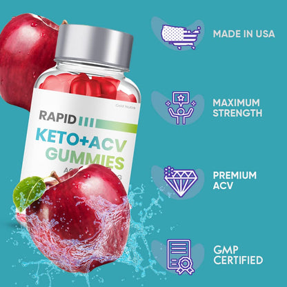 Rapid Keto ACV Gummies, Rapid Keto + ACV Gummies, Weight Management Advanced Gold NutraUS supplements