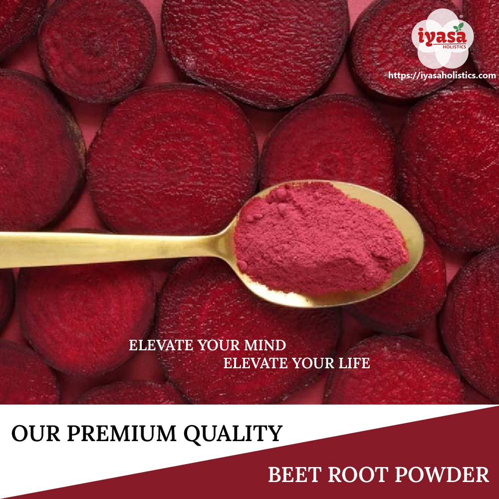 Iyasa Organic Beet Root Powder, Plant Based, Vegan, Gluten-Free, Beetroot Superfood Iyasa HolisticsUS supplements