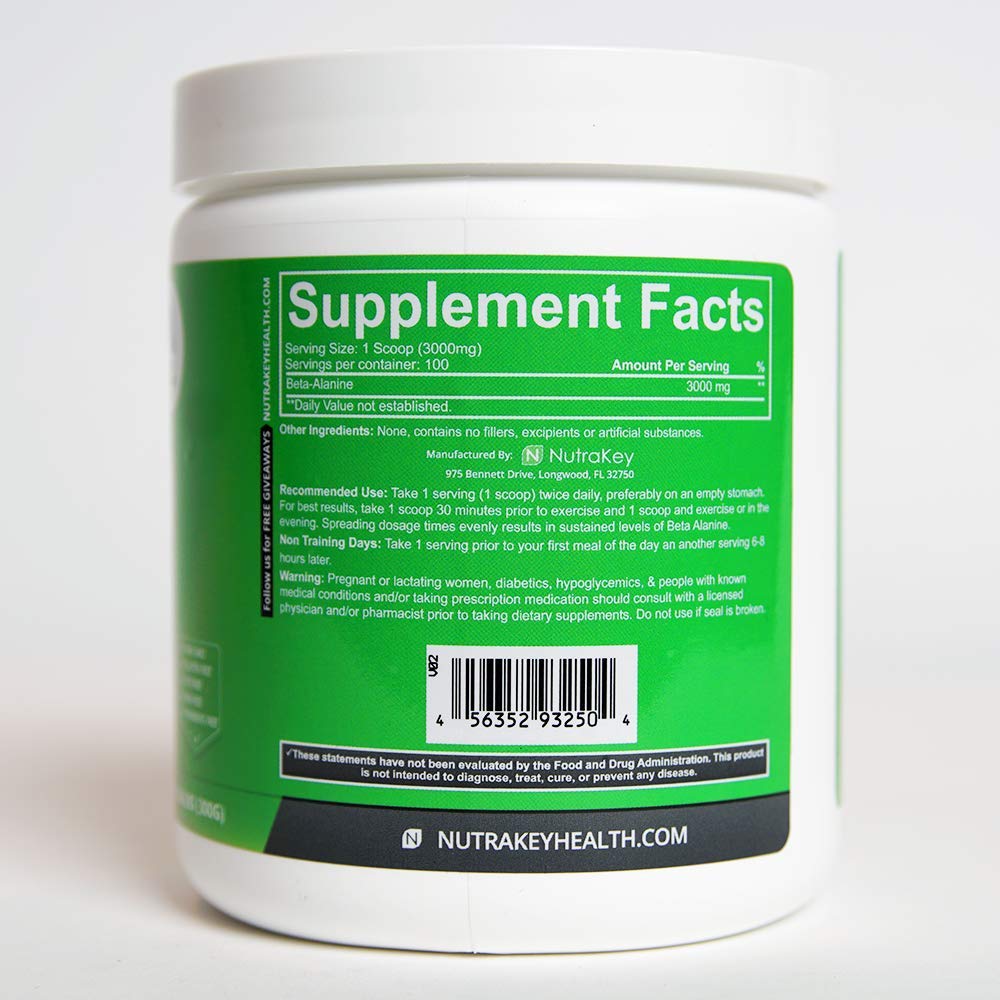 NutraKey Beta Alanine Powder NutraKeyAu supplements