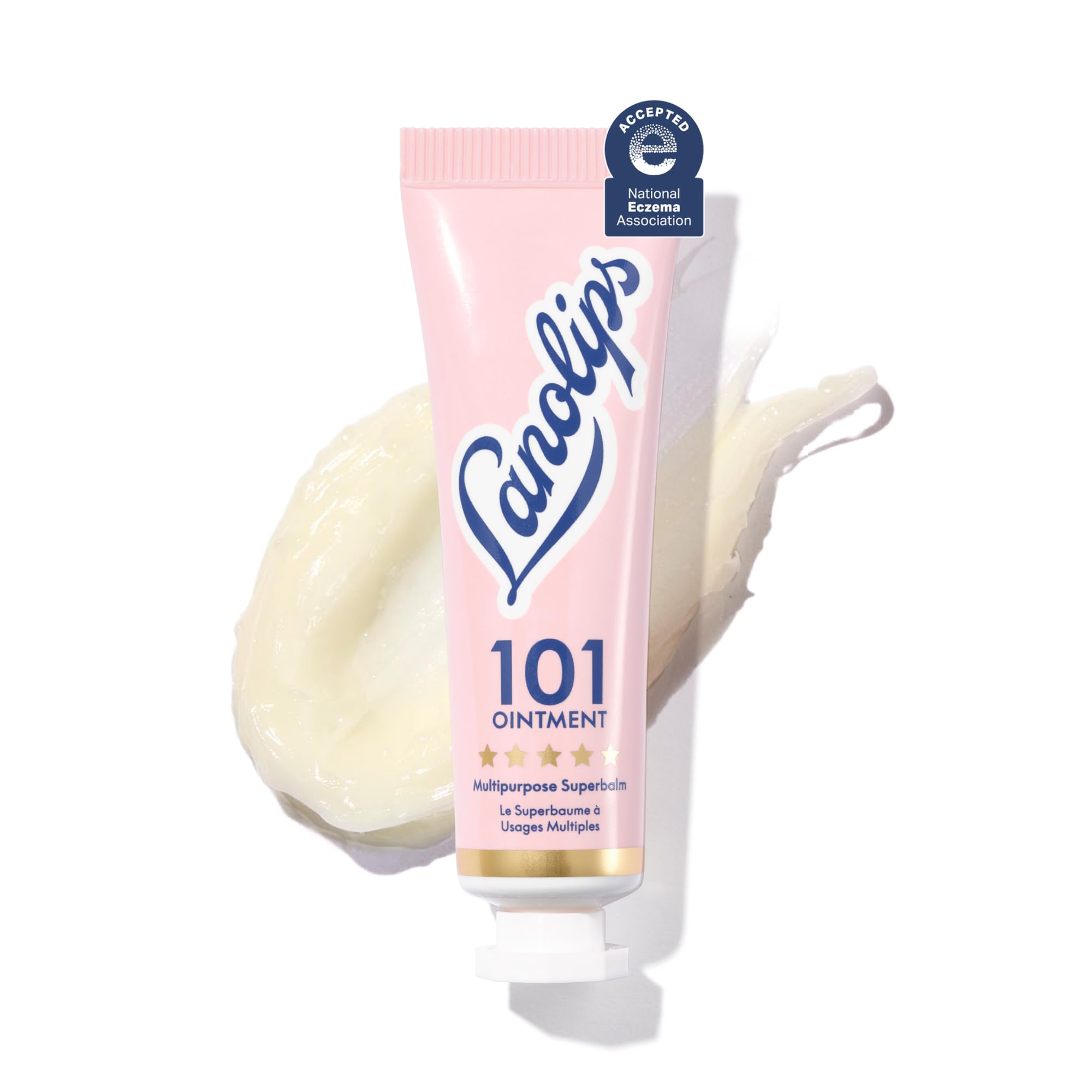Lanolin 101 Multipurpose Ointment - Lanolin Lip Balm & Healing Ointment for Skin Barrier Repair - Moisturizer for Dry Lips, Cuticles & Elbows - No Petroleum Formula - Original Superbalm (0.52 oz) LanolipsAu supplements