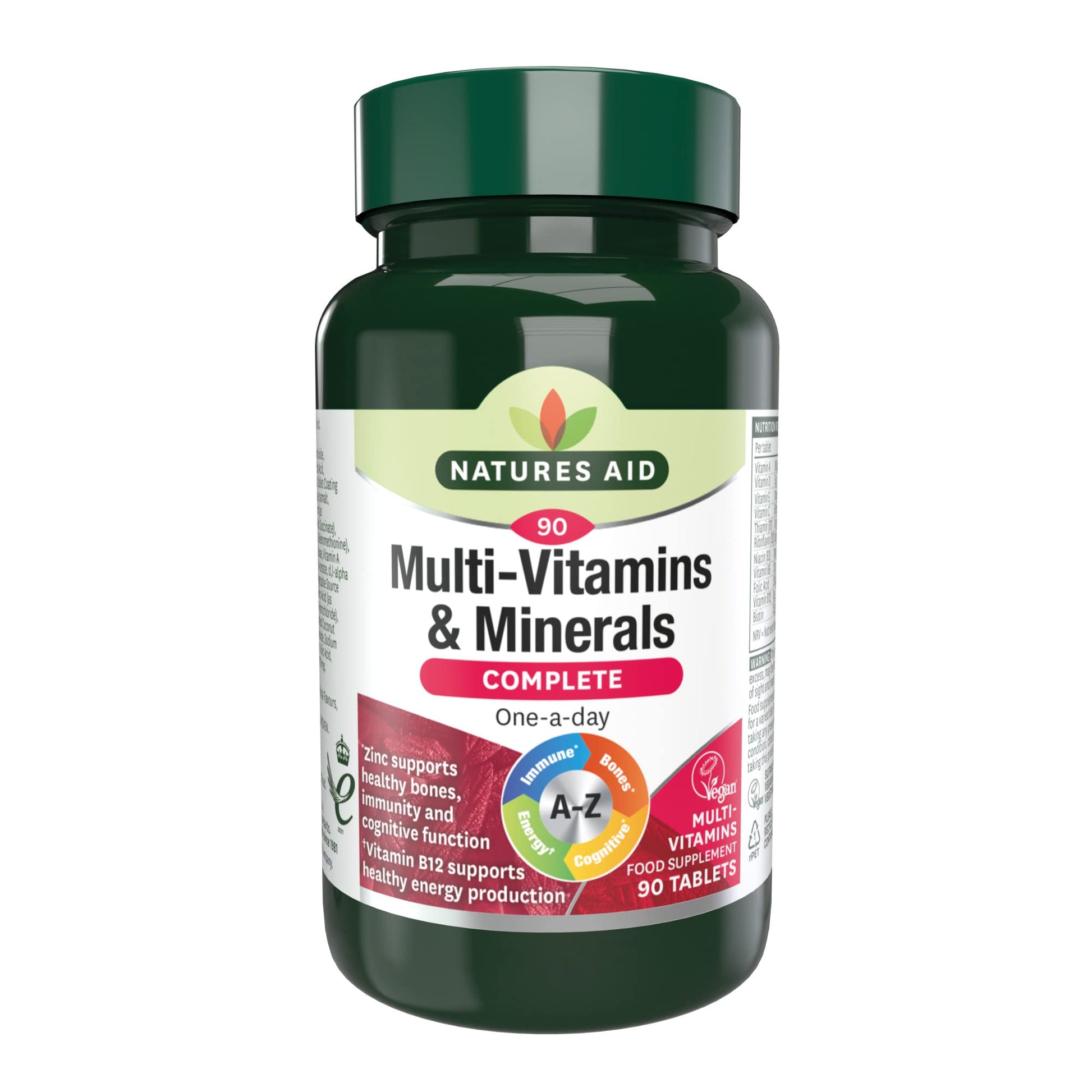 Natures Aid Multivitamins and Minerals, 90 Count (Pack of 1), (Packing may vary) natures aidUS supplements