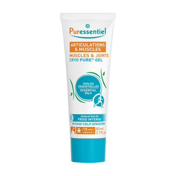 Puressentiel Muscles and Joints Cryo Pure Gel - Intense Cold Effect - Non-Sticky Formula with 14 Calming Essential Oils - Muscle Relaxer - 2.7 oz PuressentielAu supplements