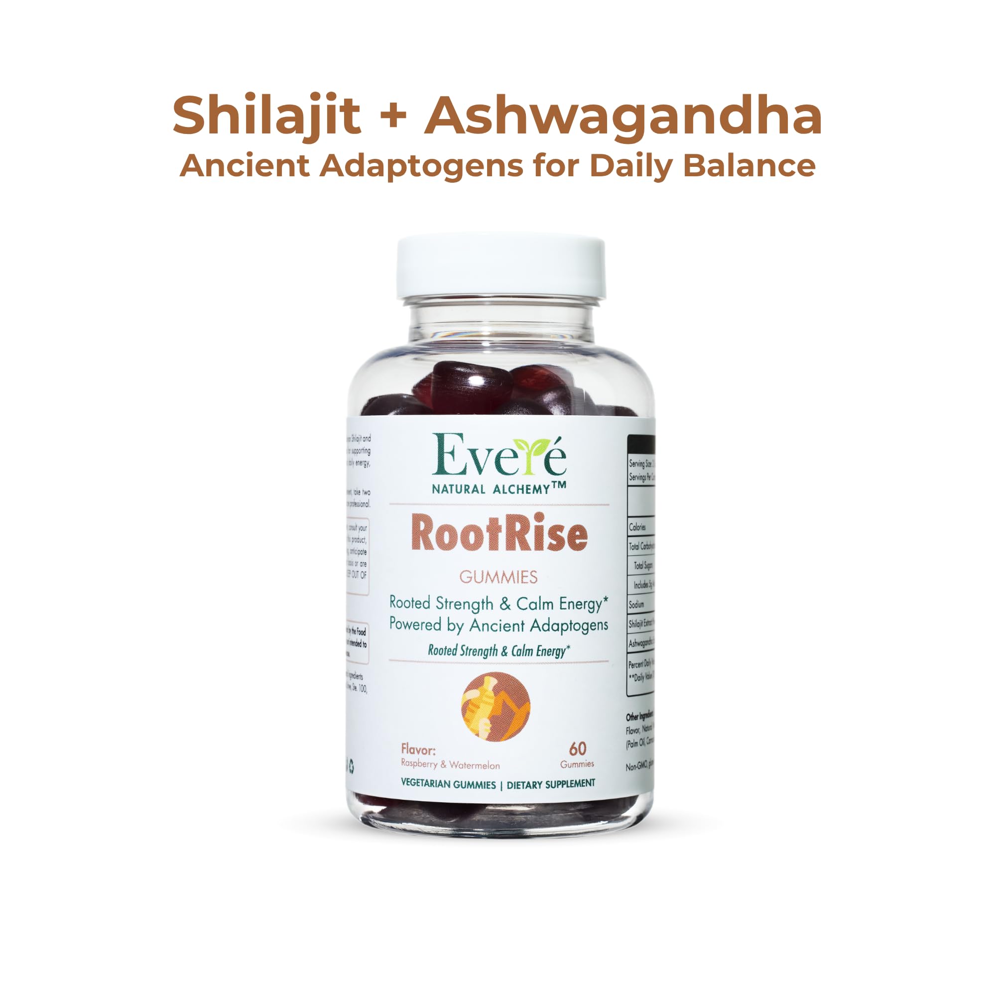 The EverÉ Natural Alchemy Evere RootRise Gummies - Shilajit + Ashwagandha Gummies The EverÉ Natural AlchemyAu supplements