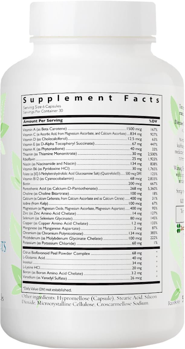 Women's Health Network Essential Nutrients – Daily Multivitamin for Energy, Healthy Aging & Immune Support, Folate as Quatrefolic®, a Patented Natural Form of 5-MTHF Women's Health NetworkAu supplements