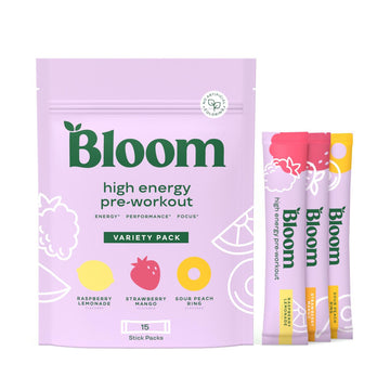 Bloom Nutrition High Energy Pre Workout Powder for Women - Natural Caffeine Powder Bloom NutritionAu supplements
